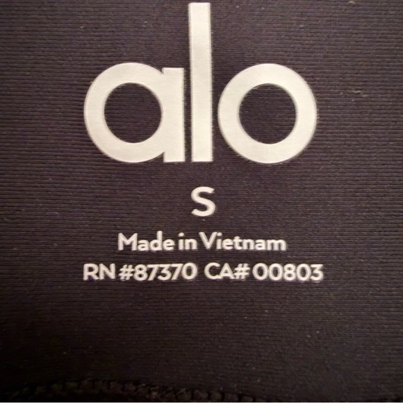 Alo High Waist Airbrush Leggings Black Size S - Picture 8 of 8